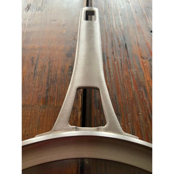 CALPHALON Premier Space-Saving Stainless Steel Glass Lid w/Long Handle - Picture 3 of 8